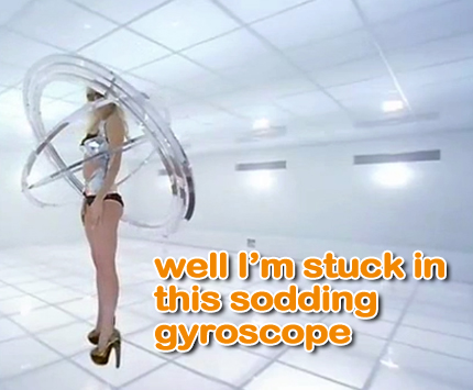 lady gaga bad romance video gyroscope
